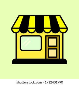 flat shop icon. suitable for your design needs