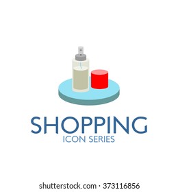 Flat Shopping Icon. Vector Illustration. baby equipment 