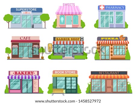 Similar – Image, Stock Photo White facade Design