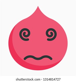 Flat sick vector icon