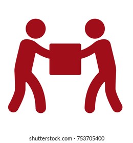flat sign icon