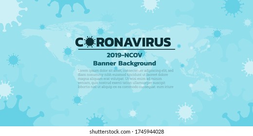 Flat silhouette design coronavirus background vector illustrator, for coronavirus, COVID-19, 2019-nCov prevention presentation concept.