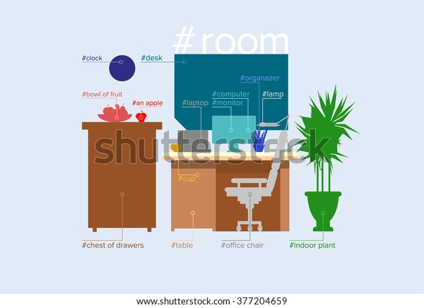 Flat Silhouette Design Web Banner Template Stock Vector Royalty