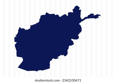 Flat Simple Afghanistan Vector Map, can be used for business designs, presentation designs or any suitable designs.