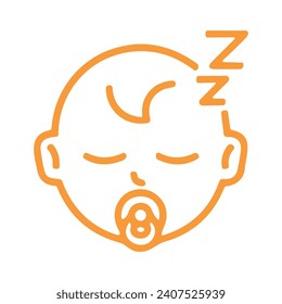 Flat and simple Baby vector design