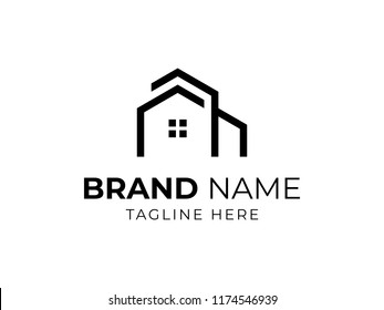 Flat Simple Building