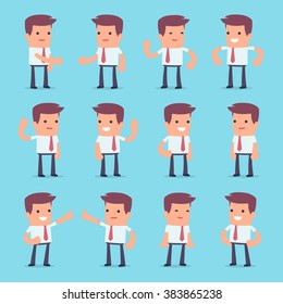 Flat Simple Character Manager for use in design