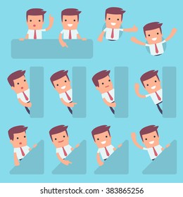 Flat Simple Character Manager for use in design