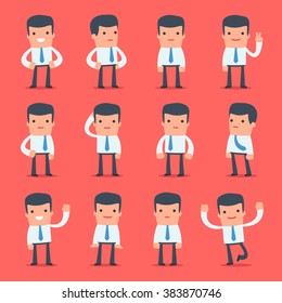 Flat Simple Character Manager for use in design