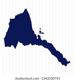 Flat Simple Eritrea Vector Map, can be used for business designs, presentation designs or any suitable designs.
