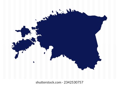 Plano Simple de Estonia Vector Map, puede ser utilizado para diseños de negocios, presentaciones o cualquier diseño adecuado.