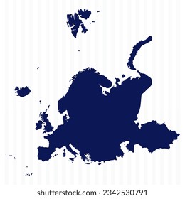 Flat Simple Europe Vector Map, can be used for business designs, presentation designs or any suitable designs.