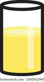 Flat and Simple Fresh Juice Vector Icon