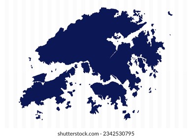 Flat Simple Hong Kong Vector Map, can be used for business designs, presentation designs or any suitable designs.