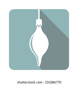 Flat simple icon Christmas toy. Vector illustration.