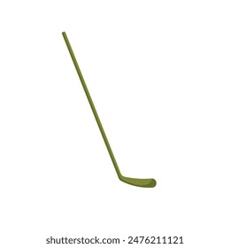 Flat Simple Illustration Of Hockey Stick