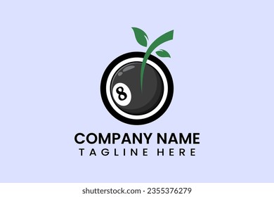Simple y simple bola de fruta moderna símbolo de icono logotipo plantilla de diseño vectorial