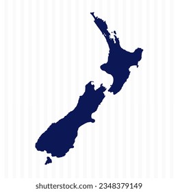 Flat Simple New Zealand Vector Map, can be used for business designs, presentation designs or any suitable designs.