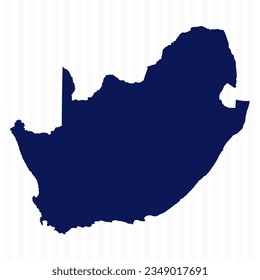 Flat Simple South Africa Vector Map, can be used for business designs, presentation designs or any suitable designs.