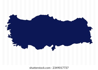 Flat Simple Turkey Vector Map, can be used for business designs, presentation designs or any suitable designs.