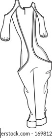 Flat Sketch Collection of Sartorial Attire