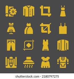 flat sketch web icons. Sketch and Cardigan, Dress and Tank top symbol, vector signs