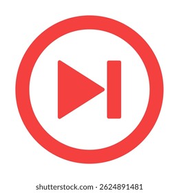 Ícone de Pular Plano para Reprodução de Áudio e Vídeo