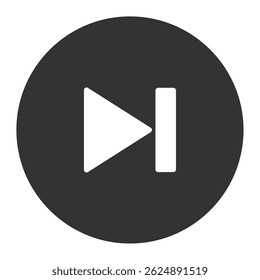 Ícone de Pular Plano para Reprodução de Áudio e Vídeo