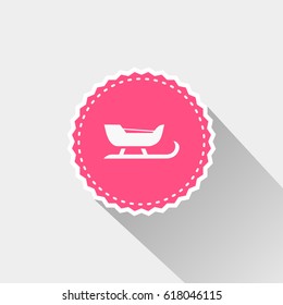 flat sleigh icon