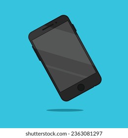 Flat Smart Phone Mobile Illustration Vector Icon