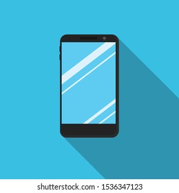 Flat Smart Phone Vector Illustration