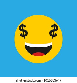 Flat Smile Icon, Simple Smile Face Icon