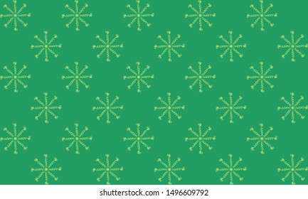flat snow flakes pillow cover pattern background