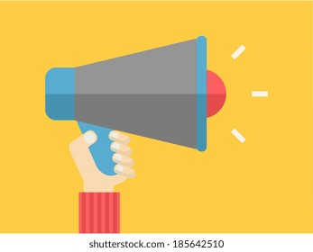 Flat Social Media Infographic. Vector Template.