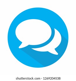 Flat Social Vector Icon Illustration