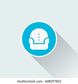 flat sofa icon