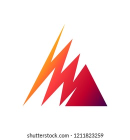 flat sound wave logo design inspiration