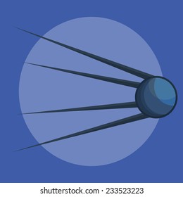 Flat soviet sputnik