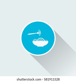 flat spaghetti icon