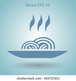 flat a spaghetty icon