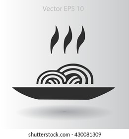 flat a spaghetty icon