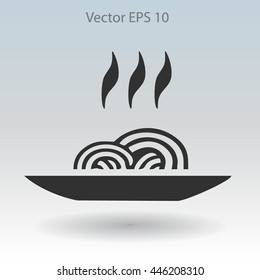 flat a spaghetty icon