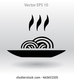 flat a spaghetty icon