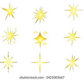 flacher Sternensammler, Vektorgrafik