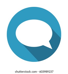 Flat Speech Bubble