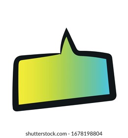 flat speech bubble shaped banners, price tags, stickers, badges. Vector illustration