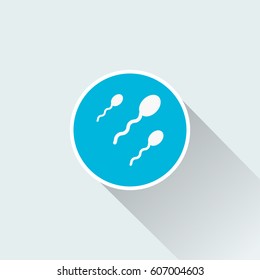 flat sperm icon 