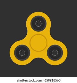 Flat Spinner. Simple Icon.