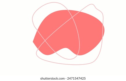 Flat Splash Liquid Shape Design