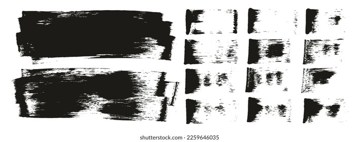 Flat Sponge Regular Artist Brush Long Background And Straight Lines Mix High Detail Abstract Vector Background Mix Set 